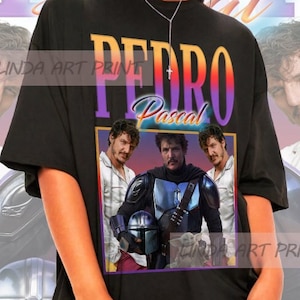 Retro Pedro Pascal Shirt - Pedro Pascal Crewneck,Pedro Pascal Sweatshirt,Pedro Pascal Hoodie,Pedro Pascal T Shirt,Pedro Pascal Sweater