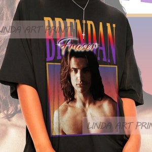 Retro Brendan Fraser Shirt-Breandan Fraser Tshirt,Brendan Fraser T-shirt,Brendan Fraser T shirt,Brendan Fraser Sweatshirt,Brendan Fraser Tee