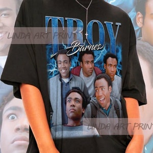 Retro Troy Barnes Shirt - Troy and Abed In The Morning Shirt,The Communnity Tv Series Merch,Troy Abed T shirt,Troy Abed T-shirt