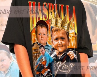 T-shirt vintage Limed King Hasbulla, regalo per donna e T-shirt vintage Limed King Hasbulla, regalo per donna e