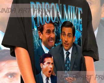 Retro Prison Mike Shirt -The Office Shirt,Michael Scott Shirt,Steve Carell Shirt,Michael Scott Sweatshirt,Michael Scott Gift,The Office Gift