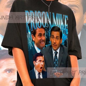 Retro Prison Mike Shirt -The Office Shirt,Michael Scott Shirt,Steve Carell Shirt,Michael Scott Sweatshirt,Michael Scott Gift,The Office Gift