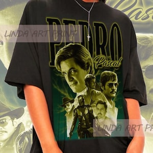 Retro Pedro Pascal Shirt - Pedro Pascal Crewneck,Pedro Pascal Sweatshirt,Pedro Pascal Hoodie,Pedro Pascal T Shirt,Pedro Pascal Sweater