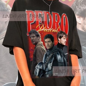 Retro Pedro Pascal Shirt - Pedro Pascal Crewneck,Pedro Pascal Sweatshirt,Pedro Pascal Hoodie,Pedro Pascal T Shirt,Pedro Pascal Sweater