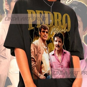 Retro Pedro Pascal Shirt - Pedro Pascal Crewneck,Pedro Pascal Sweatshirt,Pedro Pascal Hoodie,Pedro Pascal T Shirt,Pedro Pascal Sweater