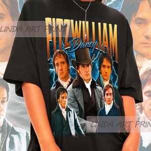 Retro Fitzwilliam Darcy Shirt - Fitzwilliam Darcy Tshirt,Fitzwilliam Darcy T shirt,Darcy T-shirt,Darcy Merch,Pride and Prejudice Shirt