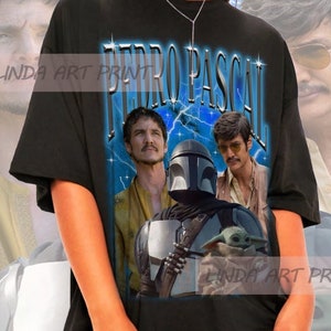 Retro Pedro Pascal Shirt - Pedro Pascal Crewneck,Pedro Pascal Sweatshirt,Pedro Pascal Hoodie,Pedro Pascal T Shirt,Pedro Pascal Sweater