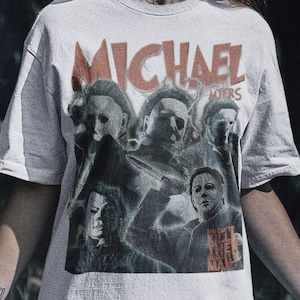 Retro Michael Myers Halloween Shirt - Horror Movie Shirt,Michael Myers Sweatshirt,Retro Horror Shirt,80s Horror Shirt,Retro Halloween Shirt