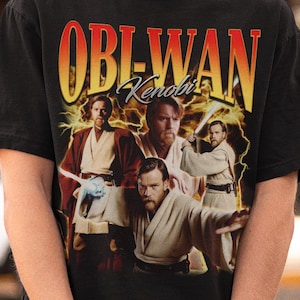 T-SHIRT Obi-Wan Kenobi - T-shirt Star Wars, Maglietta Star Wars, Maglietta Obi-Wan Kenobi, Maglietta Kenobi, Maglietta Disney, Regali Obi-Wan Kenobi, Maglietta Star WARS