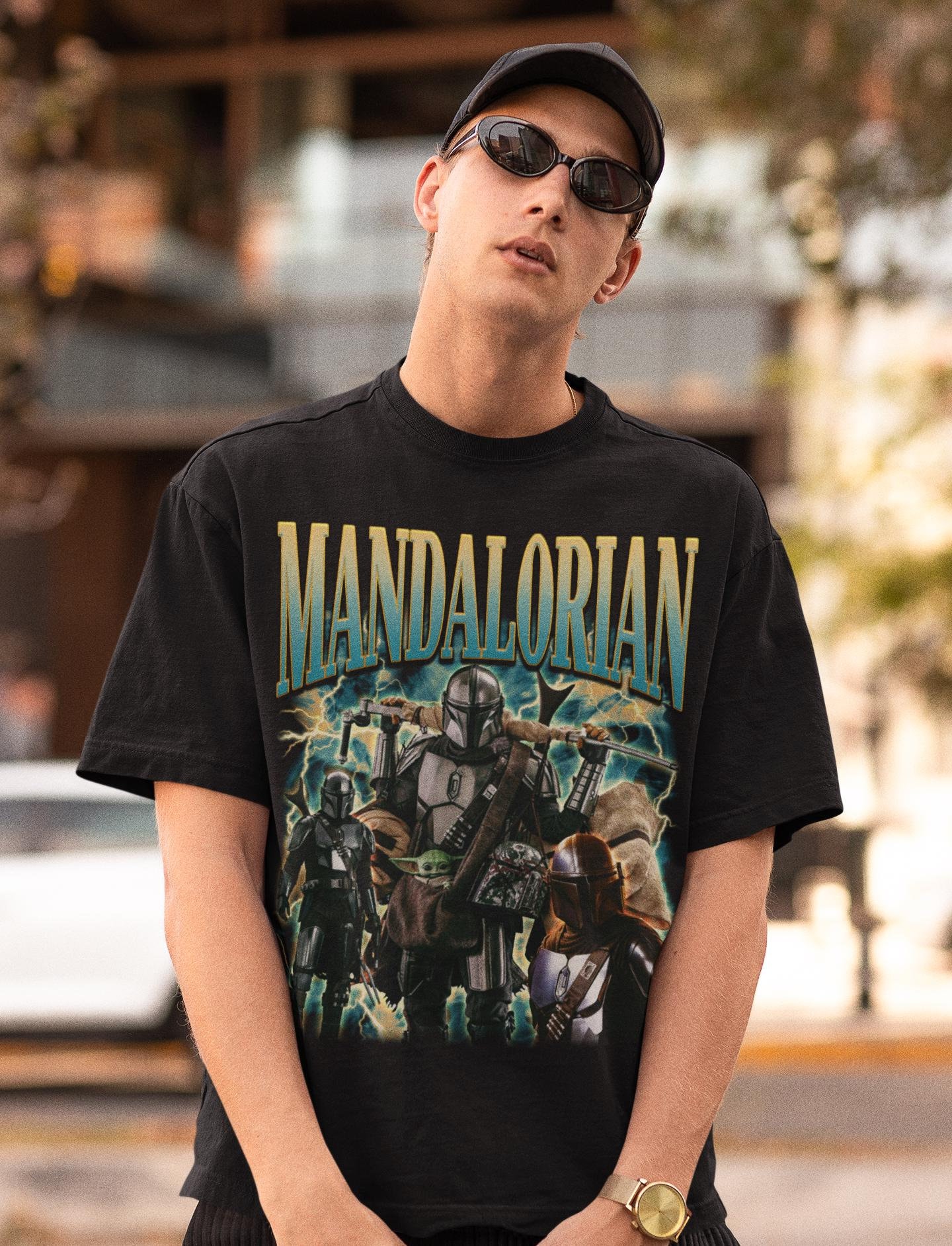 CAMISETA MANDALORIANA - Camiseta mandaloriana, camiseta de Star Wars, Baby Yoda, Star Wars Planet, camiseta de Disney, camiseta de Star Wars, camiseta de Mandalore