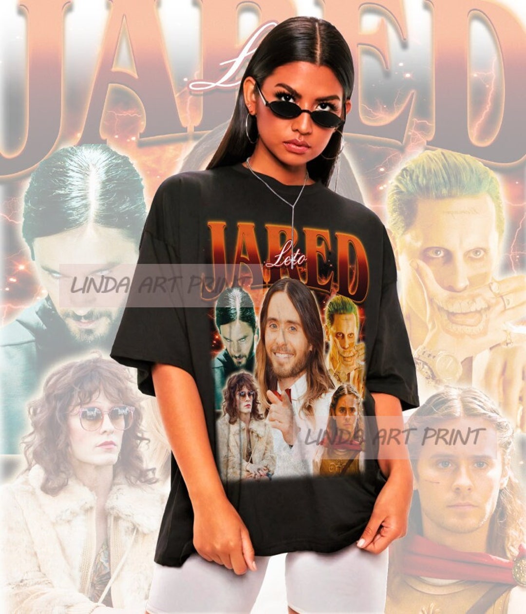 Retro Jared Leto Shirt - Jared Leto Tshirt,jared Leto T-shirt,jared ...