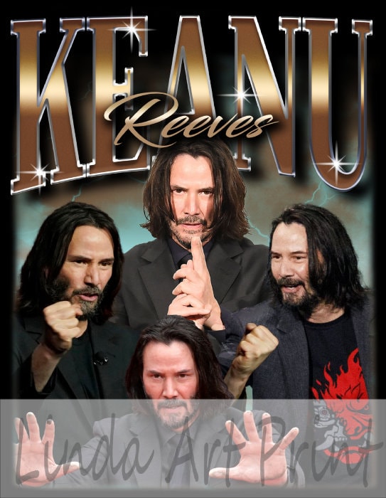 レトロ キアヌ リーブス シャツ - キアヌ リーブス スウェットシャツ