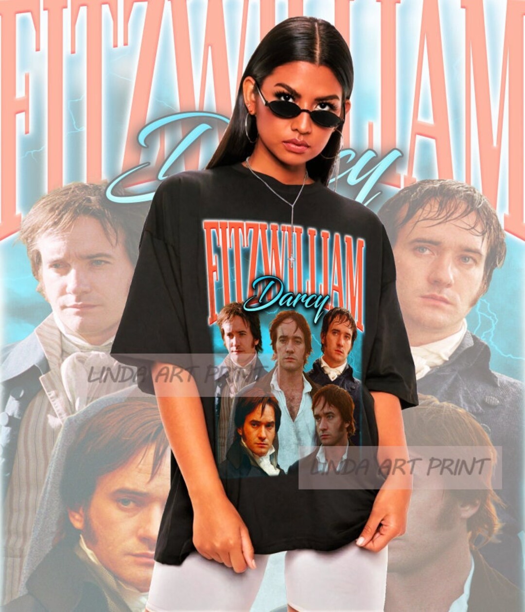 Retro Fitzwilliam Darcy Shirt Fitzwilliam Darcy Tshirt