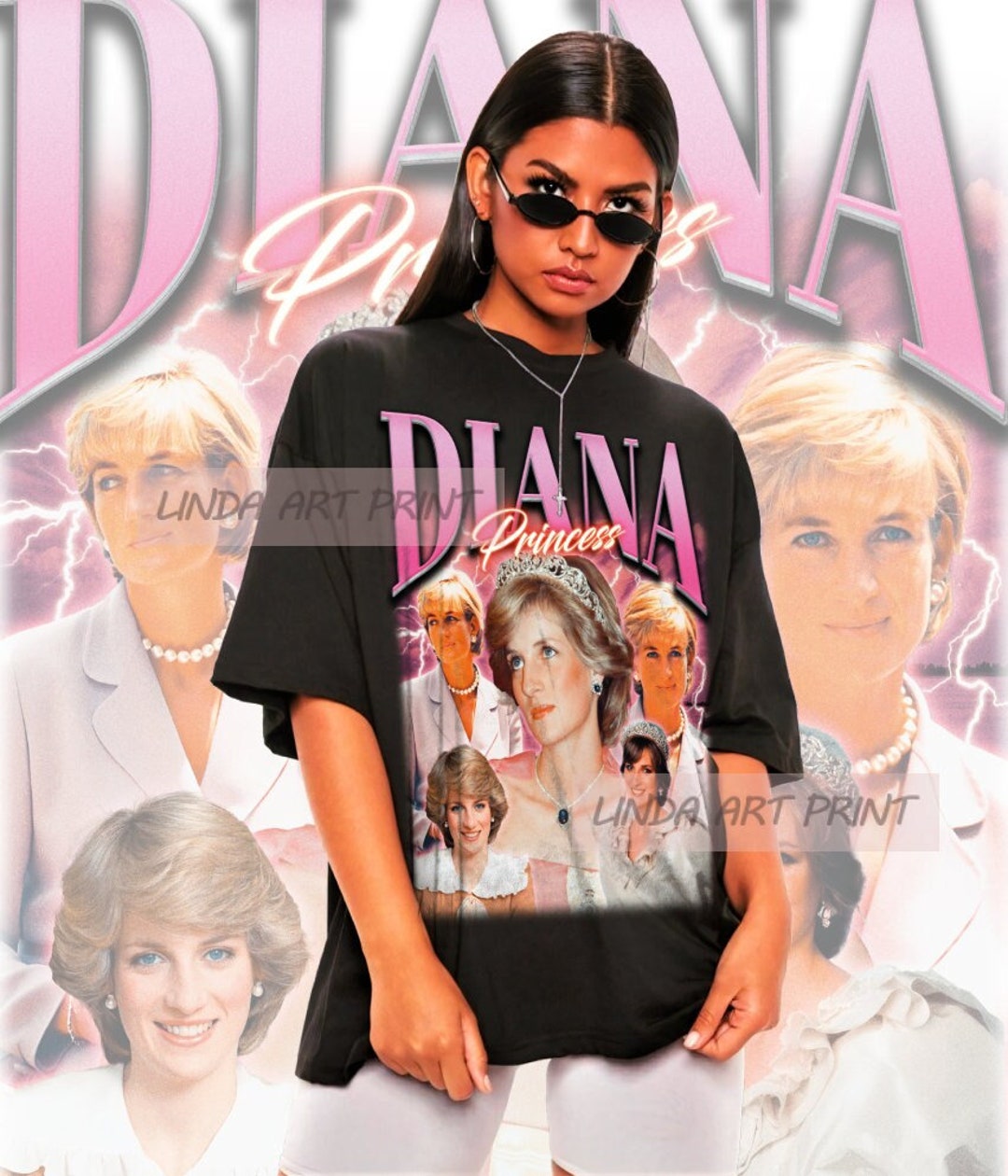 T-shirt "I Love Diana" Drôle - 100% Coton - Taille S à 5XL - Plusieurs Couleurs - Cadeau Anniversaire Fan