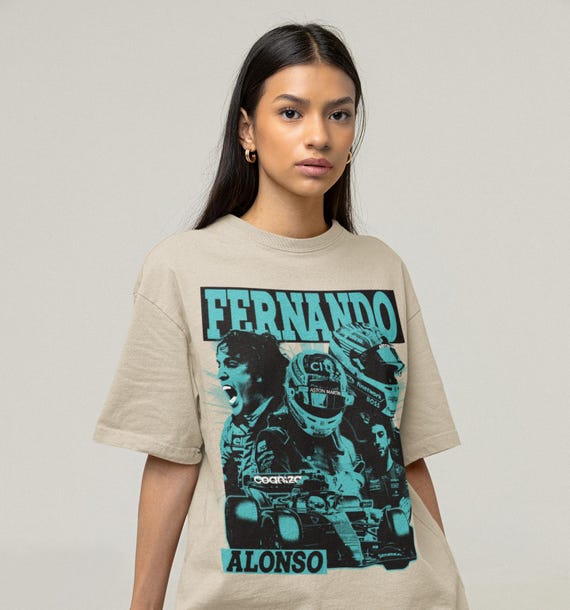 Retro Fernando Alonso T-shirt - Alonso Formula 1 Shirt,alonso