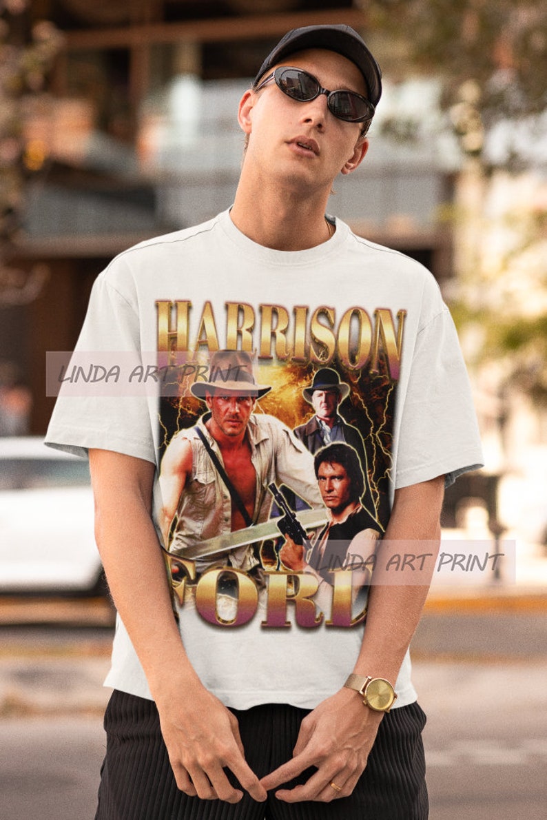 Retro Harrison Ford Shirt Harrison Ford Tshirt,harrison Ford T-shirt ...