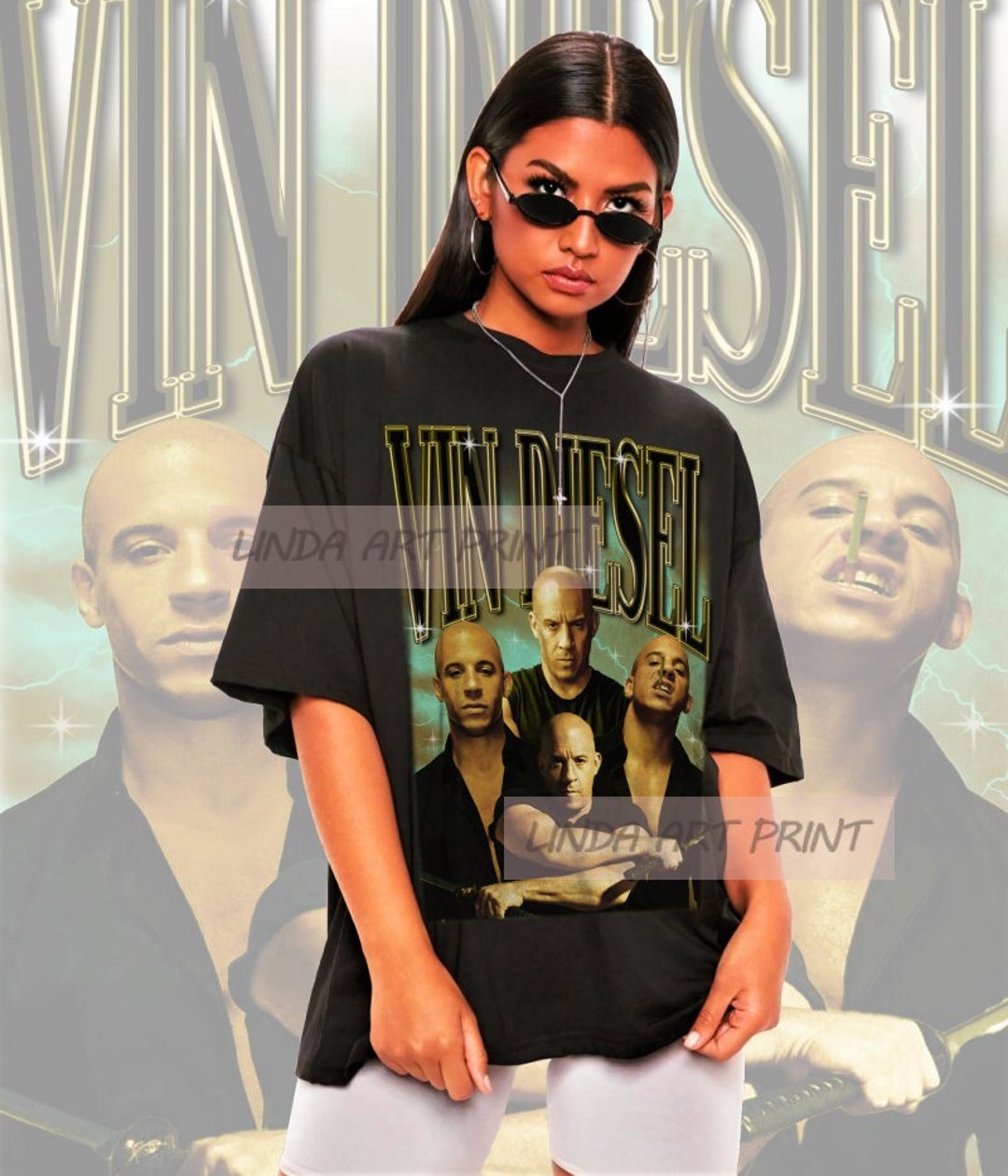 Retro Vin Diesel Shirt vin Diesel Tshirt,vin Diesel T Shirt,vin Diesel ...