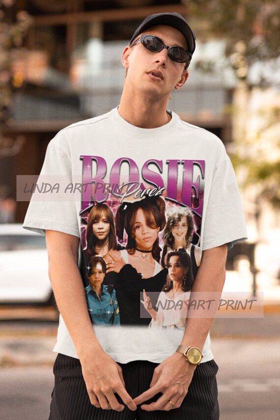 【U LAN】Rosie Selfpa Washing Over T-Shirt Retro Rosie Perez Shirt-rosie Perez Tshirt,rosie Perez T