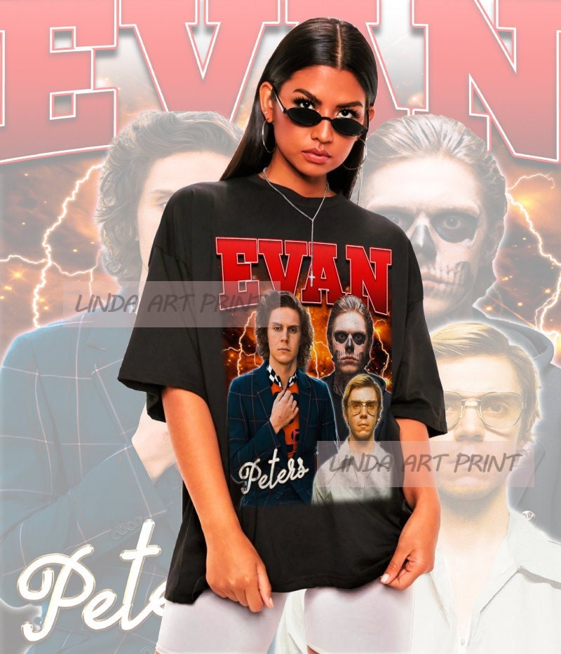 Chemise rétro Evan Peters-T-shirt Evan Peters, T-shirt Evan Peters, T-shirt Evan Peters, sweat-shirt Evan Peters, sweat à capuche Evan Peters, t-shirt Evan Peters