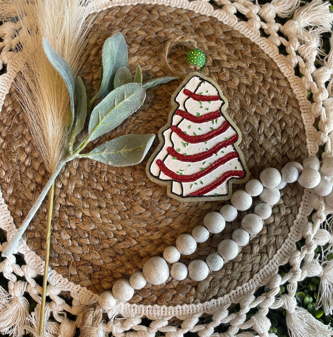 Car Freshie I Christmas Tree Cake I Christmas Etsy