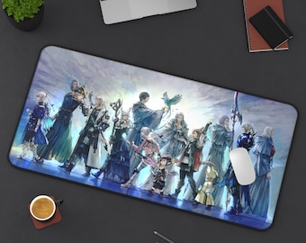Tapis de souris Endwalker de Final Fantasy XIV | FFXIV Tapis de bureau Endwalker | Anime tapis de souris | Cadeau pour joueur | Cadeau fête des mères