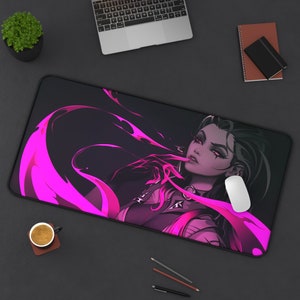 Valorant All Characters Mousepad ( 8 Agents ) | Valorant Desk Mat | Reyna | Astra | Skye | Chamber | Cypher | Omen | Mothers Day Gift