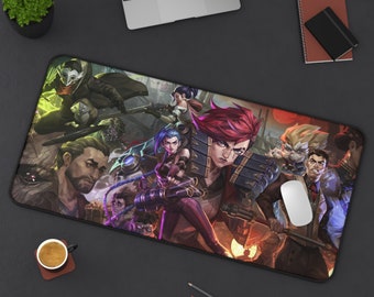 Collection de tapis de souris arcanes League Of Legends (7 styles) | sous-vêtement All Skins | Jinx tapis de souris | de bureau Anime | Cadeau fête des mères