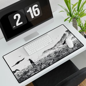 Vagabond Musashi Miyamoto Mousepad | Vagabond Desk Mat | Gift For Gamer | Anime Desk Mat | Mothers Day Gift