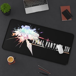 Final Fantasy XIV Online Mousepad #4 | FFXIV Endwalker Desk Mat | Anime Mousepad | Gift For Gamer | Mothers Day Gift | FFXIV Emmet Mouse Pad