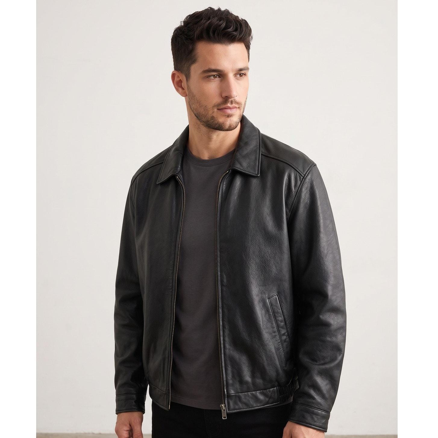 Croft Barrow Leather Jacket - Etsy