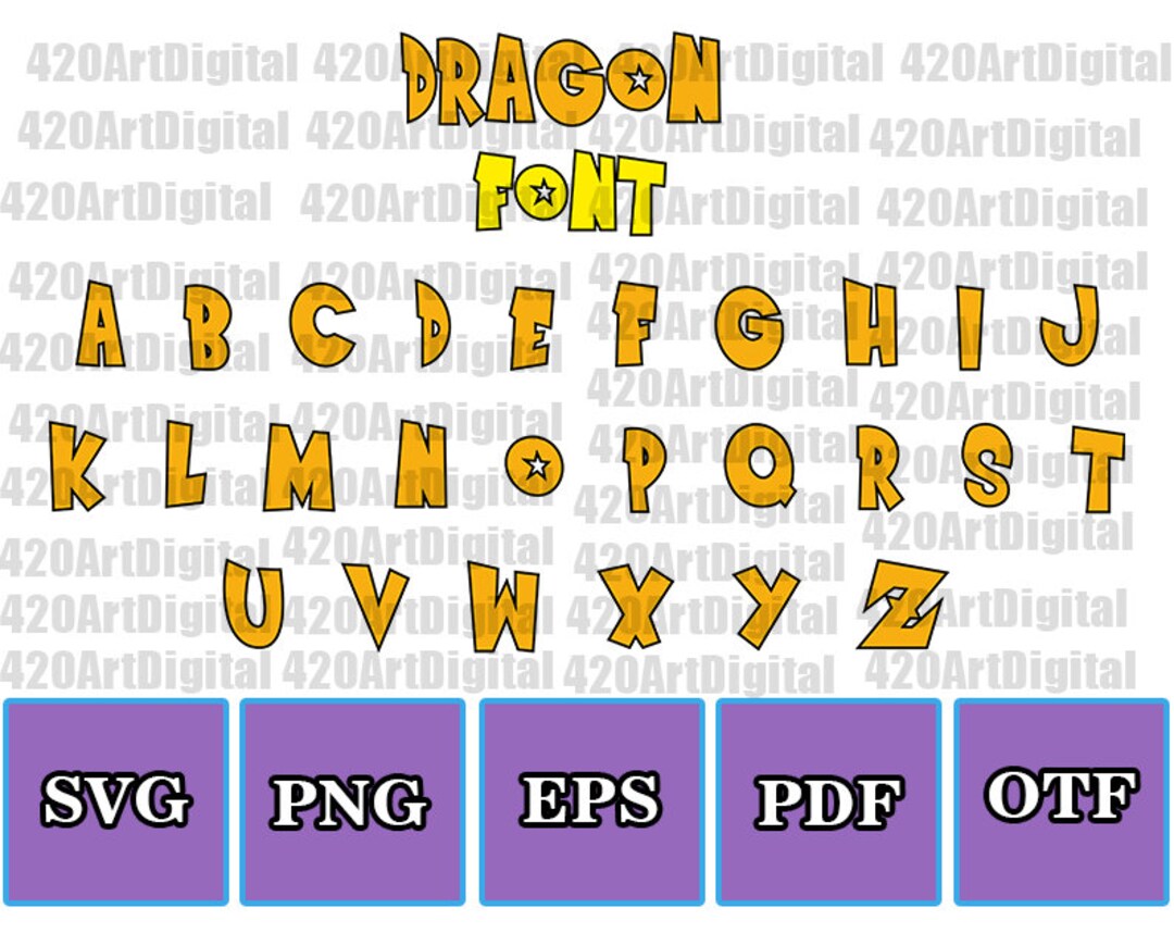 Anime Font Anime Alphabet Anime Svg Anime Vector Anime - Etsy