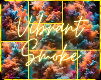 Vibrant Smoke Backdrop