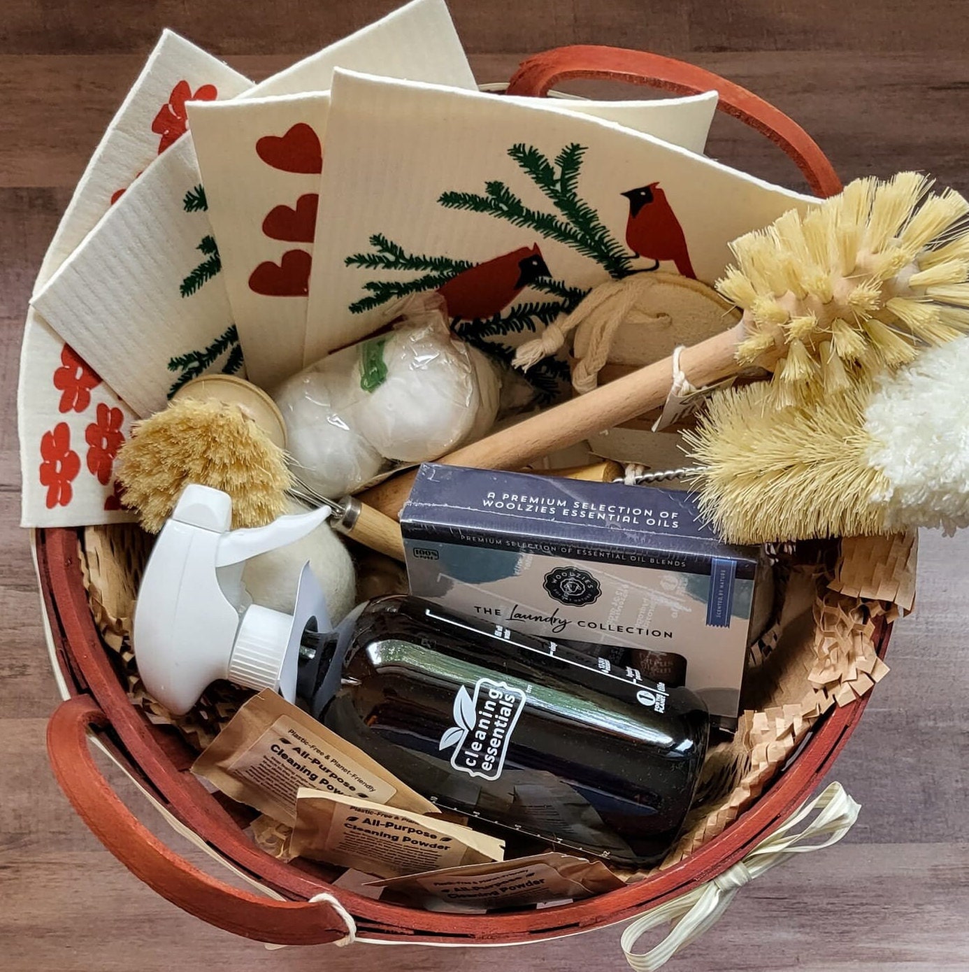 Cleaning Supply House Warming Gift Basket- Survival Kit New Home Owners