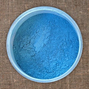 Sky Blue - Natural Soil Mineral Pigment, Watercolor Making DIY, Pure Pigments Ochres, Colormaking Earth Tones