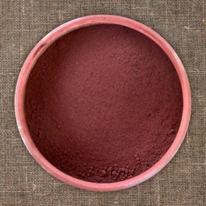 Red Cherry - Natural Soil Mineral Pigment, Watercolor Making DIY, Pure Pigments Ochres, Colormaking Earth Tones