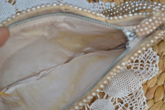Set of 2 50's Pearl Beaded Japan Hand Bags Vintag… - image 5