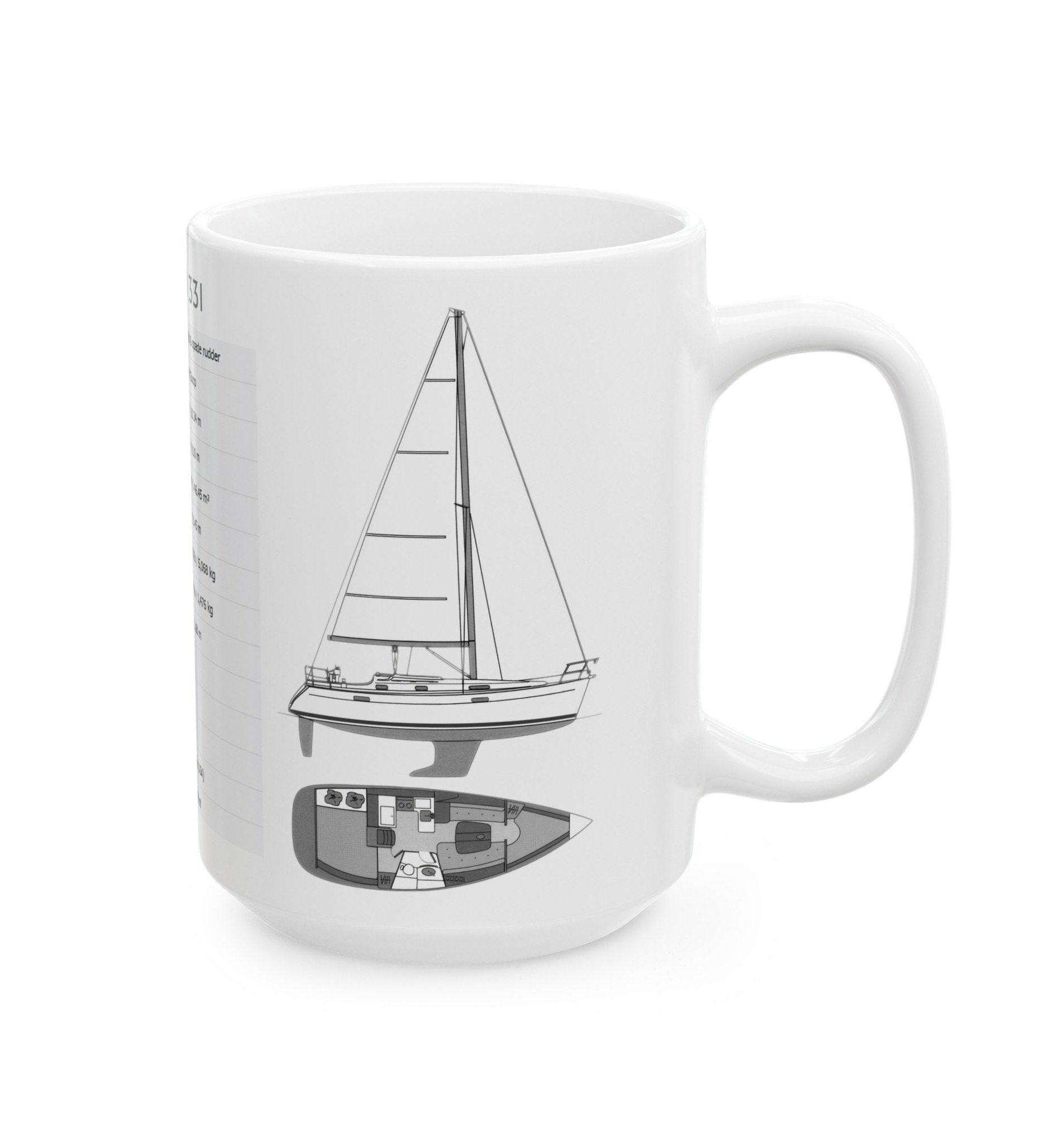 Western Fairliner Boats Mug 11oz by Retro Boater Western Fairliner Boats Mug 11oz by Retro Boater