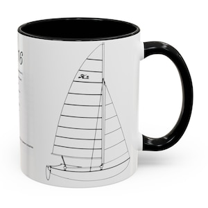 Hobie 16 Catamaran Sailboat Coffee Mug Father Day Gift fior Dad Sailing Sailing