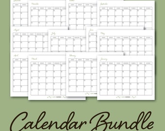 Calendar Bundle