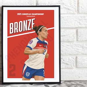 Lucy Bronze Euros 2025 Poster