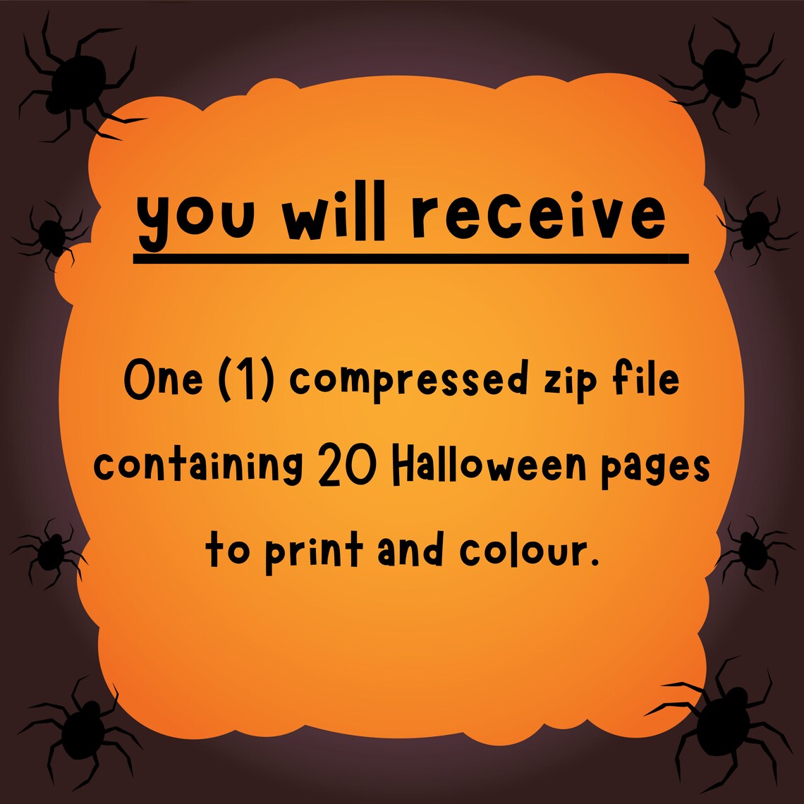 Halloween Colouring Pages for Kids, 20 Halloween Pintable Colouring