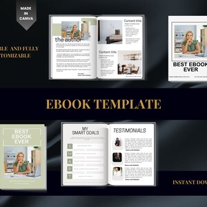 Ebook Template Canva | Lead Magnet Template | Digital Ebook Template | Editable Business Template | Ebook Template | Digital Canva Ebook