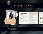 Workbook Template Canva | Lead Magnet Template | Workbook Canva template | Coaching Template |  | Marketing Template | Digital Workbook