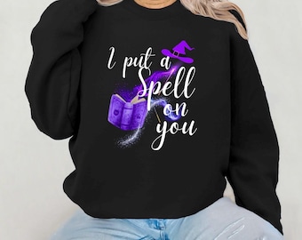 Halloween Shirts, I Put a Spell On You T-shirt, Spooky Sweatshirt, Halloween Witch shirt, Long sleeve Halloween Shirt, Witch's Brew