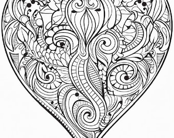 220-páginas-para-colorear-mandala-de-amor (imprimible /KDP)