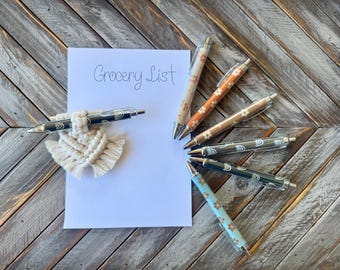 Boho Macrame Refrigerator Pen Holding Magnet With Pen