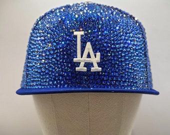 Los Angeles Dodgers Rhinestone Hat (Premium)