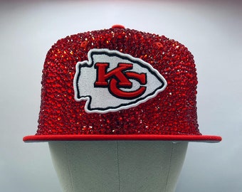 Kansas City Chiefs Rhinestone Hat (Premium)
