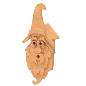 Hillbilly DIY vogelhuisplannen - CNC Router DXF, Vogelhuisplannen, Modern vogelhuisje, Houten Vogelhuisje, Vogelhuisje buiten, Uniek Vogelhuisje
