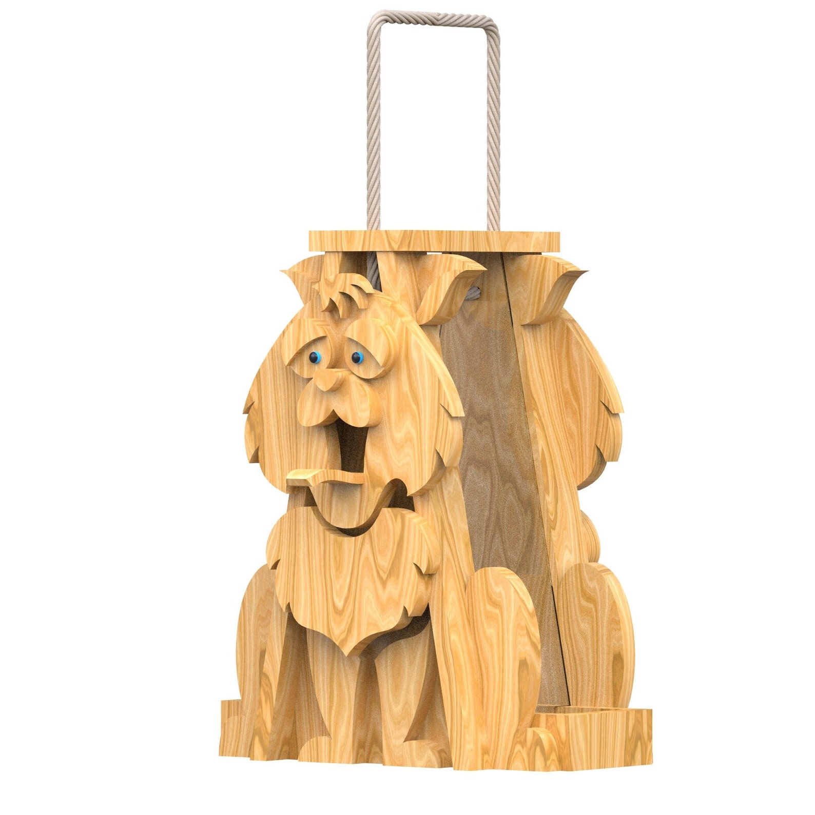 Cedar Cat Bird Feeder Plans - CNC Router DXF Cut Files, Woodcraft Plans ...